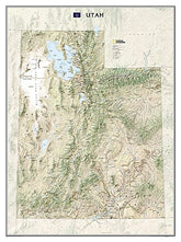 National Geographic Utah Map